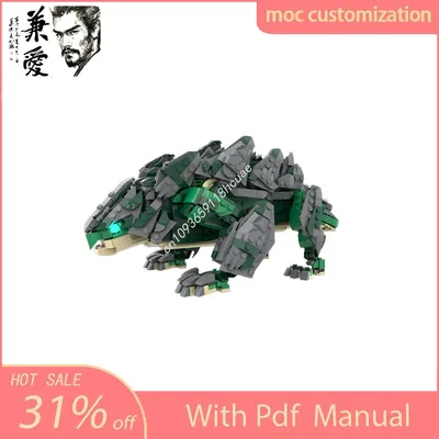 1520 Stück benutzerdefinierte modulare Moc Dauntless Skarn Brick Modellbausteine, DIY kreative Image