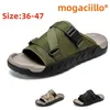 Herren Outdoor Strand Sandalen Mesh Atmungsaktive Sandalen mit dicken Sohlen Sommer Freizeitschuhe Sport Grüne Tramp Hausschuhe Große Größe: 36-47