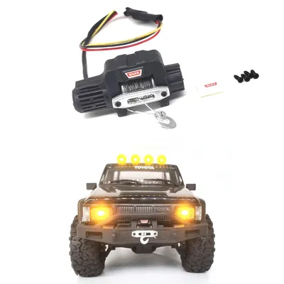 Rc Remote Control Car Winch Suitable for Hpi Venture Artificial 1/18 Toyota Hilux Hynix Climbing Car with Brushed Version Special Winch