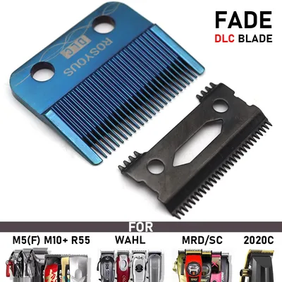 Replacement DLC Professional Hair Clipper Accessories for Madeshow/WAHL/MRD/Gamma/SC/JRL KM-90-4 Blade Ultra Thin Blade Trimmer