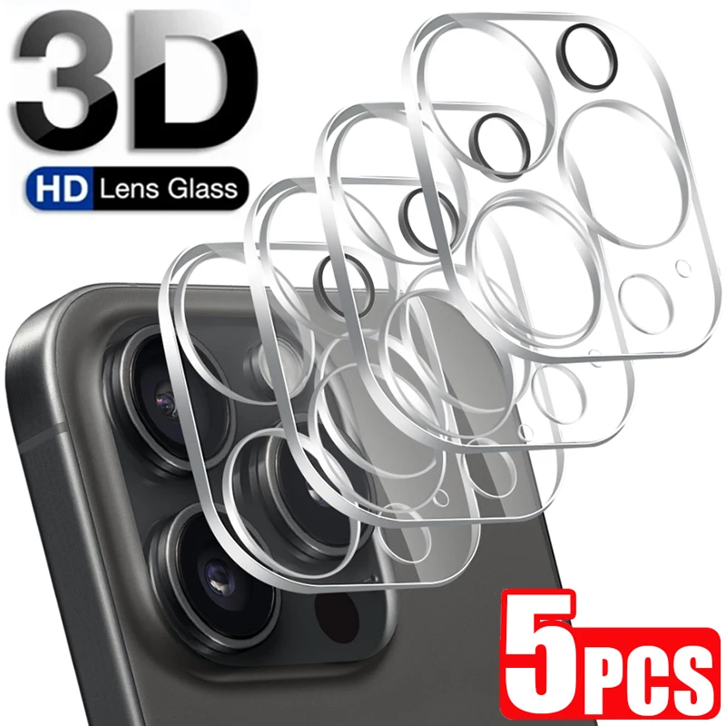 Tempered Glass Flim Camera Lens Protectors for IPhone 16/16 Pro/16 Plus/16 Pro Max Clear Anti-scratch Lens Film for IPhone 15/16