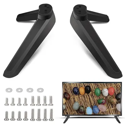 1set TV-Ständer Beine Für 28 32 40 43 49 50 55 65 Zoll TV-Ständer Mit Schrauben TV-Halterungen Universal-TV-Ständer Basis Halter Q7E3 Image