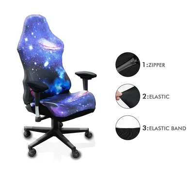 Gaming Chair Covers Slipcovers, 3D Printing Stretchable Elastic Computer Reclining Gaming Chair Seat