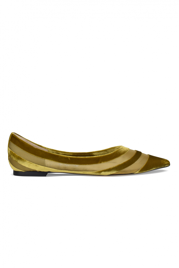 Jimmy Choo Ballerinas Love Grün 36,5 EU/IT