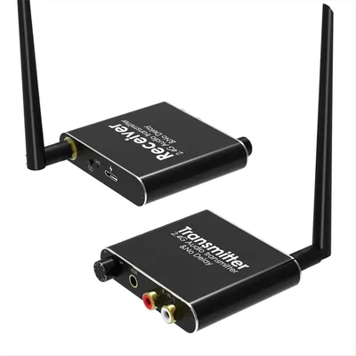 B94A 2.4G Wireless Audio Adapter Audio Extensor Wireless Audio Transmitter and Receiver 50M Lan