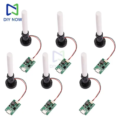 6-1PCS Humidifier Atomizer DC5V Type-C USB Ultrasonic Humidifier DIY Kit Atomizer and Driver Circuit