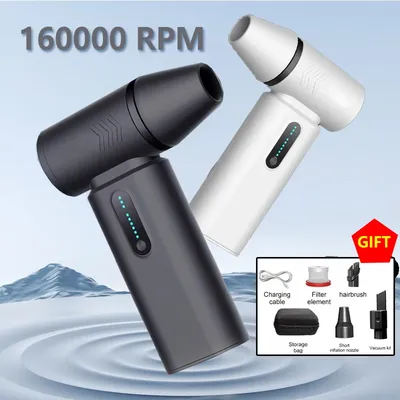 Powerful Air Blower 160000RPM Mini Turbo Jet Fan High Speed Turbo Violent Fan Brushless Motor