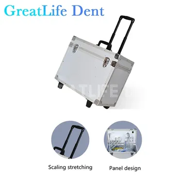 GreatLife Dent All in One Mobile Dental Portable Turbine Unit Portable Dental Unit Portable Dental