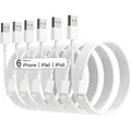 Confezione da 6 (3/3/6/6/9 piedi) Caricatore iPhone originale [certificato Apple MFi] Ricarica rapida compatibile con lampo iPhone 14/13/12/11 ProMax