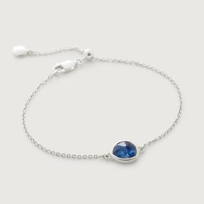 Sterling Silver Siren Gemstone Chain Bracelet Kyanite