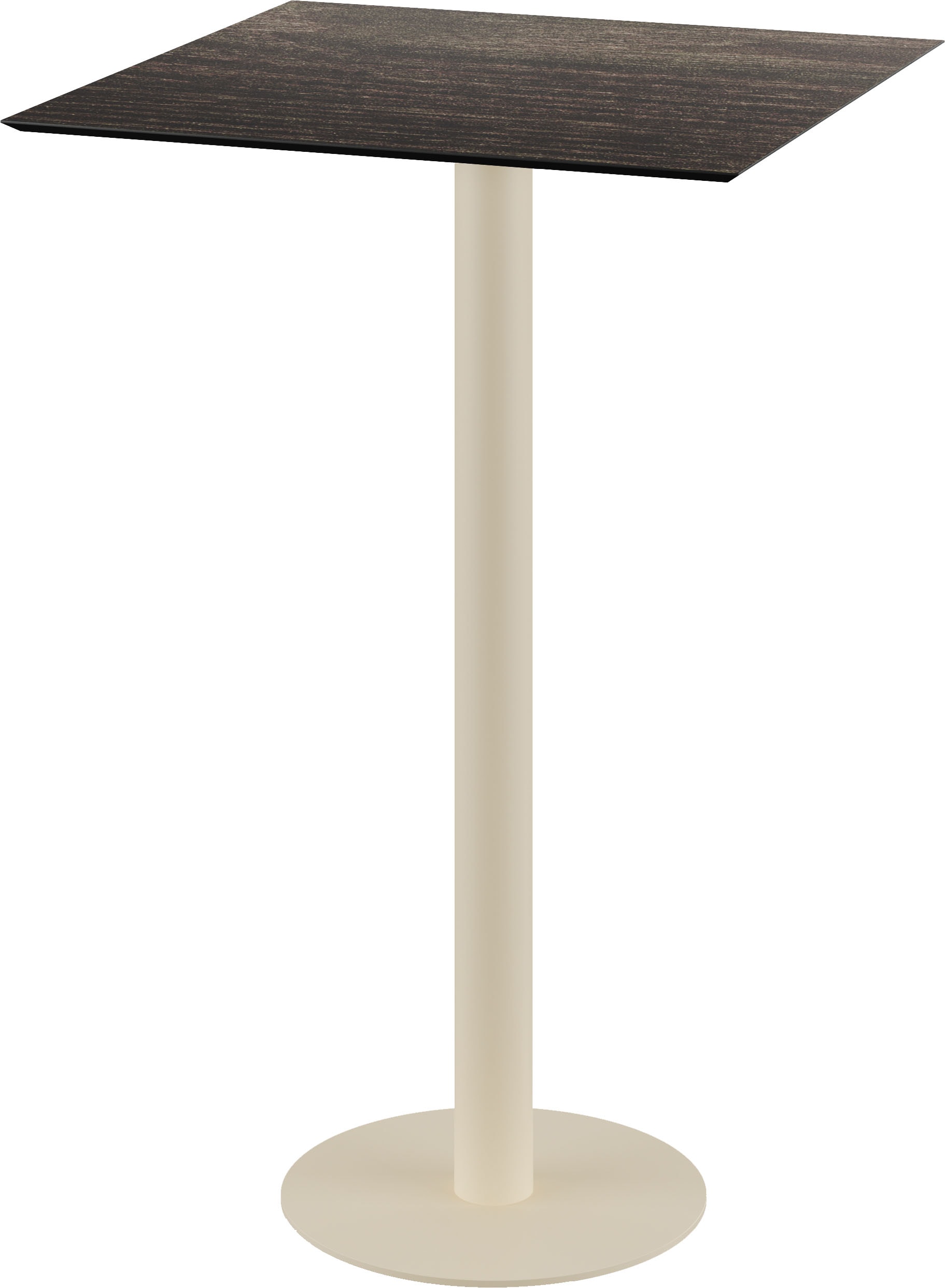 Klapptisch ESSENTIALS "Urban", beige (sand, riverwashed wood, sandfarben), B:70cm H:109,2cm T:70cm, Pulverbeschichteter Stahl, Tische, in verschiedenen Ausführungen