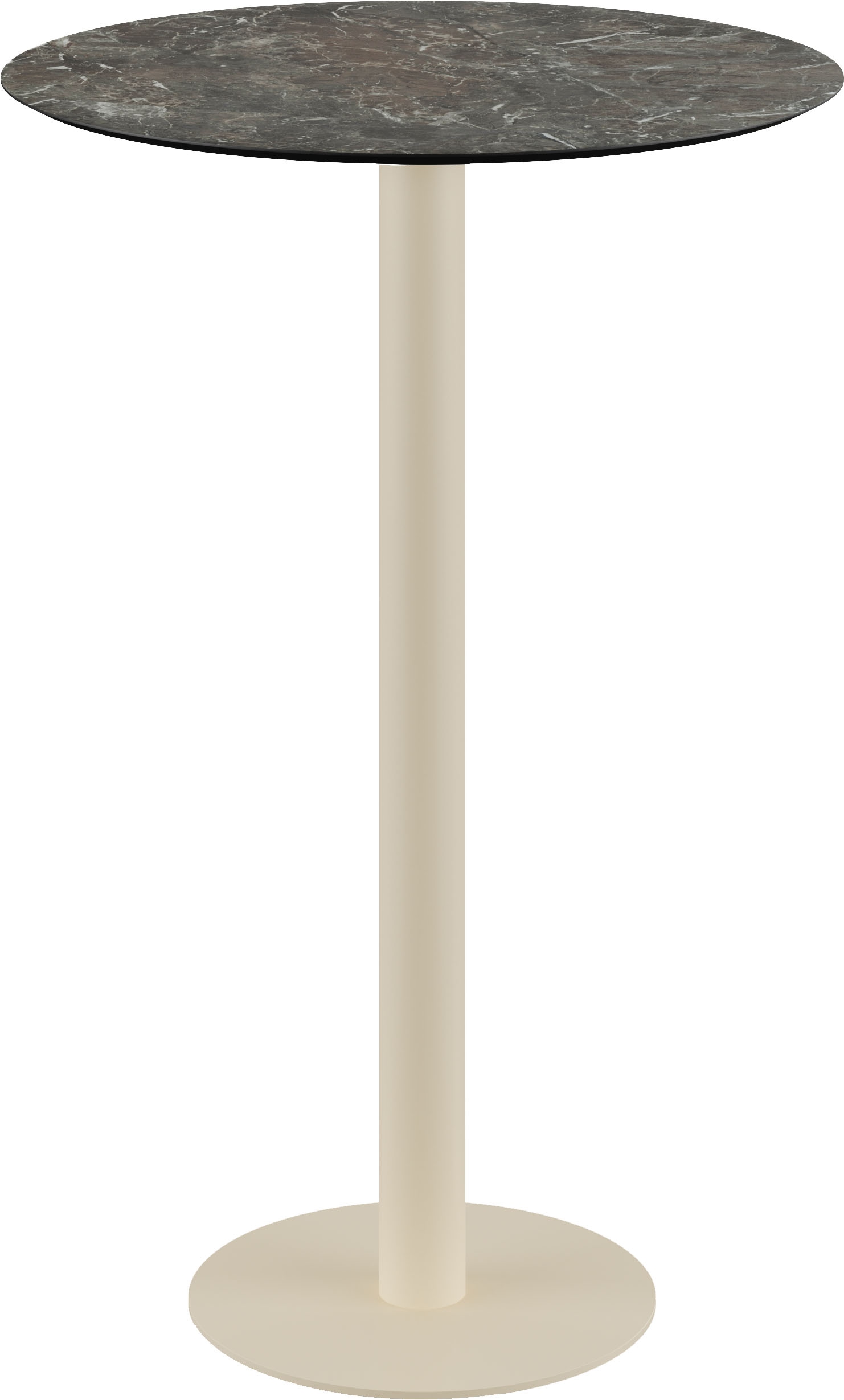 Klapptisch ESSENTIALS "Urban", beige (sand, galaxy marble, sandfarben), B:70cm H:109,2cm T:70cm, Pulverbeschichteter Stahl, Tische, in verschiedenen Ausführungen