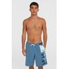 Badehose O'NEILL "O'NEILL RETRO 19 SWIMSHORTS", Herren, Gr. M, N-Gr, blau melted, Obermaterial: 100% Polyester, sportlich, Badehosen