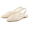 Ballerina LASCANA, Damen, Gr. 40, beige, Obermaterial: 100% Textilmaterial. Futter: 100% Lederimitat. Decksohle: 100% Lederimitat. Laufsohle: 100% Synthetik, unifarben, Strukturmuster, feminin, Schuhe Slingpumps, Sling-Ballerina mit elastischem...