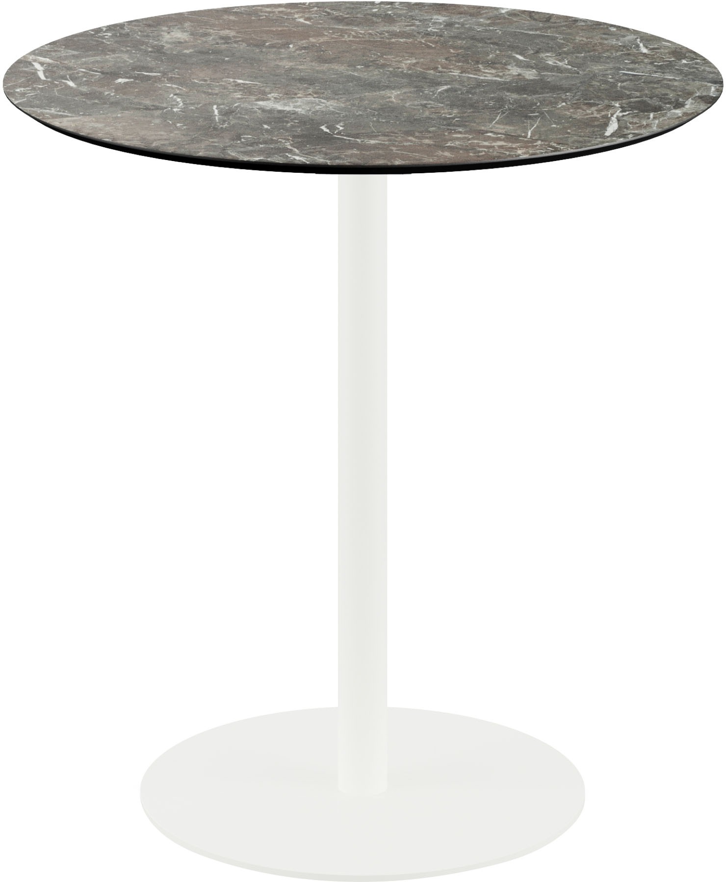 Klapptisch ESSENTIALS "Urban", weiß (weiß, galaxy marble, weiß), B:70cm H:73,2cm T:70cm, Pulverbeschichteter Stahl, Tische, in verschiedenen Ausführungen