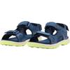 Outdoorsandale JACK WOLFSKIN "TARACO BEACH SANDAL K", Gr. 37, blau (evening sky), sportlich, Schuhe, mit Klettverschluss