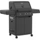 Gasgrill RÖSLE "ALLFLAME Peer 3", schwarz, B:127cm T:61,8cm, Grills, 50 mbar