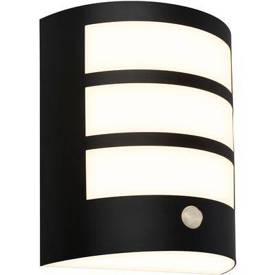 Außen-Wandleuchte BRILONER LEUCHTEN "FORA Außenleuchte", schwarz-weiß (schwarz, weiß), Lampen Image