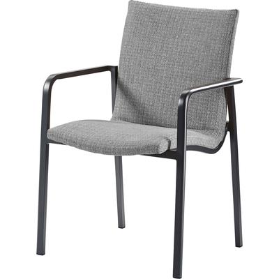 Gartenstuhl BEST "Positano", anthrazit – hellgrau, B:57cm H:86cm T:63cm, Aluminium, Stühle, Dining Sessel Image