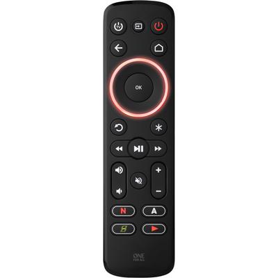 ONE FOR ALL Universal-Fernbedienung "URC7935", schwarz, B:4,1cm H:15,5cm L:2,1cm, Fernbedienungen, Streaming Remote