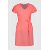 Tunikakleid LUHTA "Luhta Kleid GUNNARS", Damen, Gr. 48, EURO-Größen, rot (hellrot), 55% Leinen, 45% Baumwolle, Kleider
