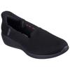 Slip-On Sneaker SKECHERS "ARYA-SWEET VOICE", Damen, Gr. 38, schwarz, Textil, unifarben, casual, Schuhe, Slipper, Reha Schuh mit Handsfree Slip-ins Funktion, Topseller
