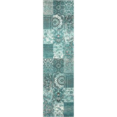 Teppich HEINE HOME Gr. 4, blau (türkis), B:160cm H:7mm L:230cm, Polypropylen, Kunstfaser, Teppiche Image