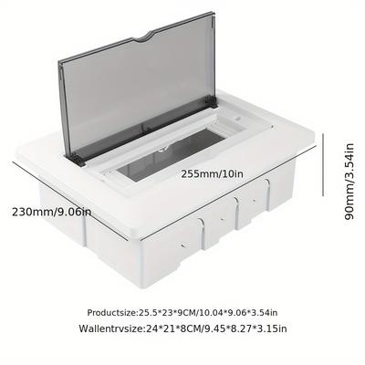 TEMU Concealed Waterproof Distribution Box Image