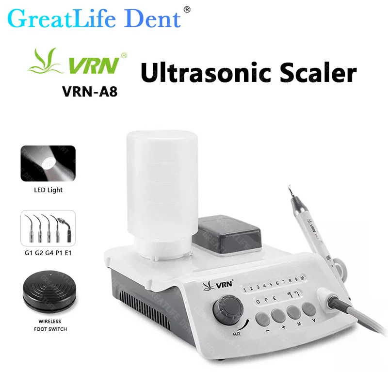 Drahtloser Dental-Scaler, 500 ml, Ultraschall-Scaler mit abnehmbarem LED-Handstück, Dental-Ultraschall-Scaler für die Zahnreinigung Image