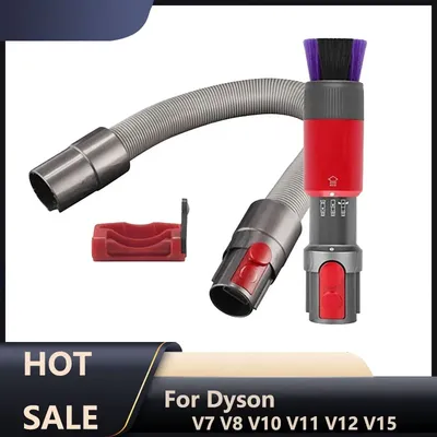 Spurlose Staubbürsten Kopfverlängerungsschlauch für Dyson V7 V8 V10 V11 V12 V15 Staubsauger Image