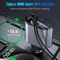 4 in 1 Retractable Car Charger Fast Charging Car Charger 120W Retractable Cable With 2 USB Ports Car