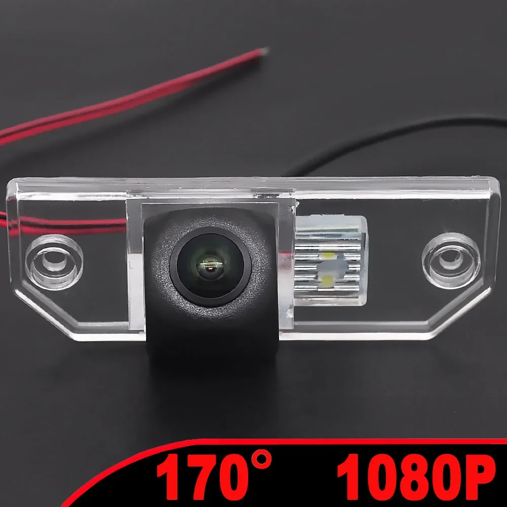 170 ° AHD 1920 x 1080P Fahrzeug-Rückansicht, Parkplatz, Auto-Monitor-Kamera für Ford Focus 2 Limousine 2005–2011 C-Max Mondeo Nachtsicht Image