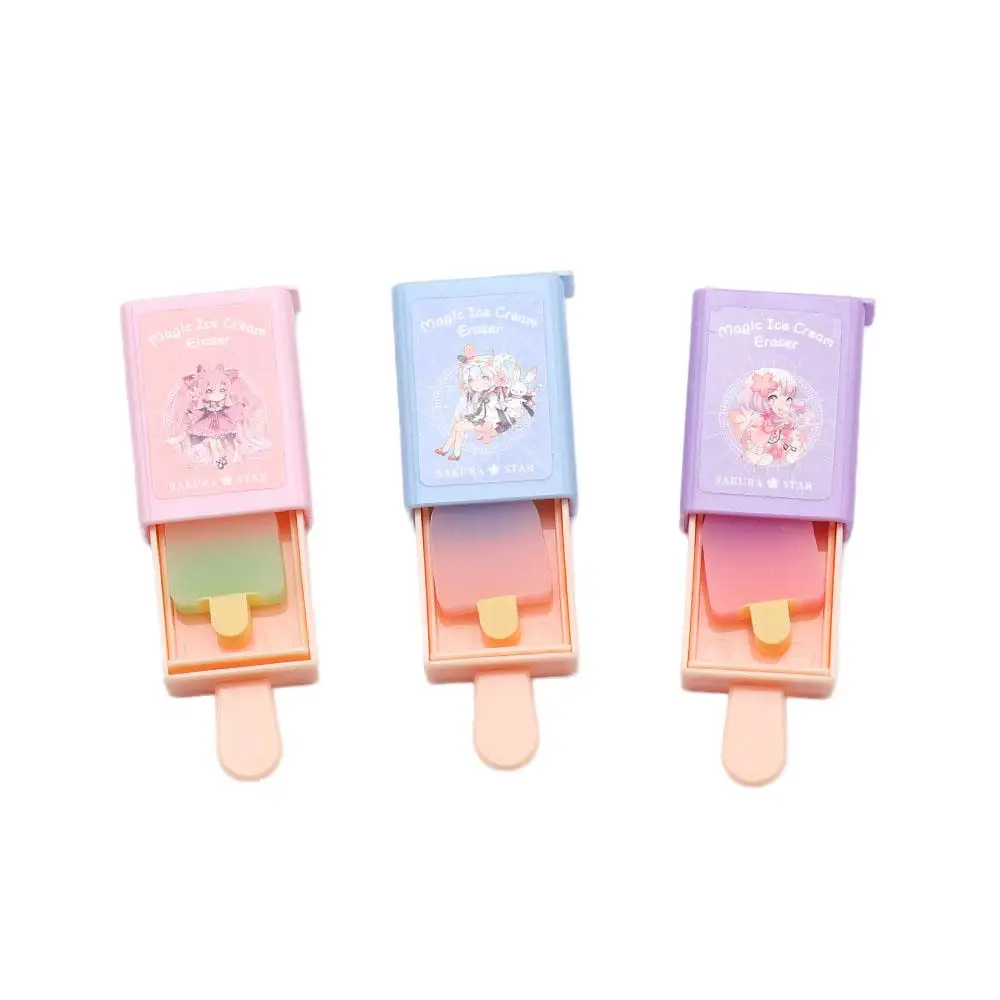 Cartoon süße Kawaii magische Eis Gummi Radiergummi Neuheit Briefpapier Büro Schulbedarf Image