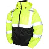 Bomber II Hooded Jacket Fluorescent Yellow/Green/Black 2XL