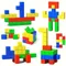 Magnetic cube tile children's toys, magnetic modeling building toys for toddlers, preschool learning, sensory STEM toys, creativ