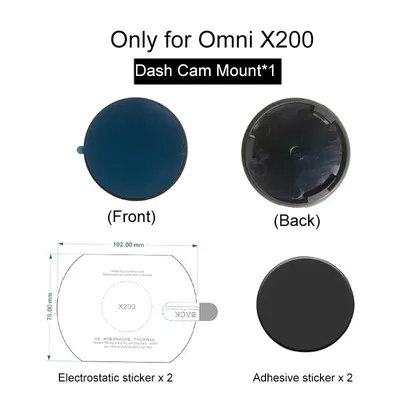 Tools pack for 70mai Car DVR Electrostatic Sticker for 70mai X200 Heat Resistant Adhesive Crowbar