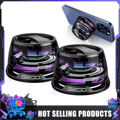2025 NEW Bluetooth Speaker G200 RGB Lighting Magnetic Speaker BT5.3 Mini Sound Box 7 Hours Playback