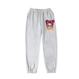 Cotton Baby Days Girls Plus Size Sweatpants Fall Winter Cute Print Elastic Waisted Wide Leg Workout Jogger Pants for Gifts Gray 1 5 Years