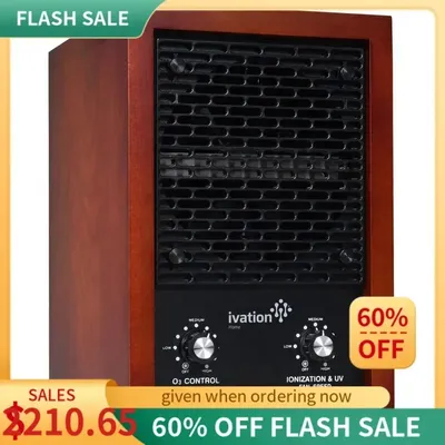 QWIvation 5-in-1 HEPA Air Purifier,–Included HEPA Ozone Carbon and Photocatalytic Filters,with UV