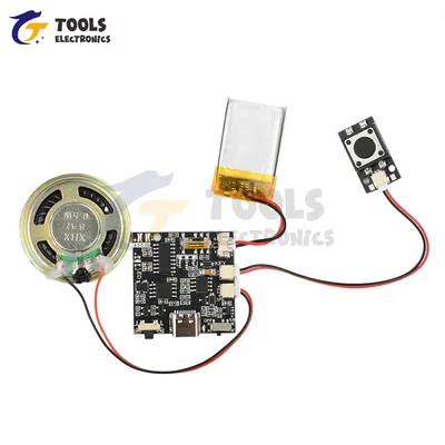 GC06 Recordable Sound Module 4M MP3 WAV Button Control Music Voice Player Programmable Board for DIY