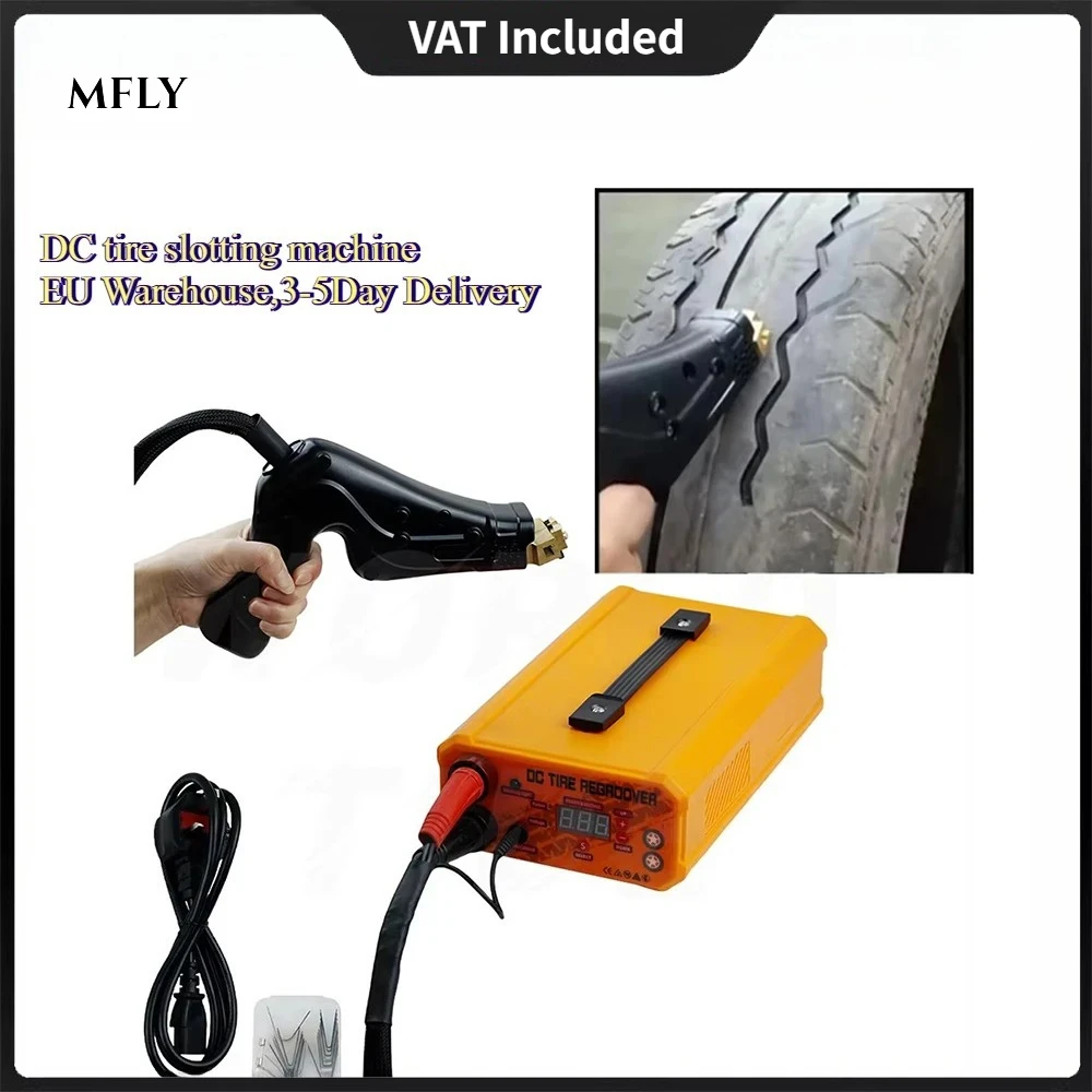 1KW Digital Tire Regroover Macchina per incidere la gomma dei pneumatici Camion Auto Pneumatici in gomma Scanalatura Macchina elettrica per il taglio della gomma