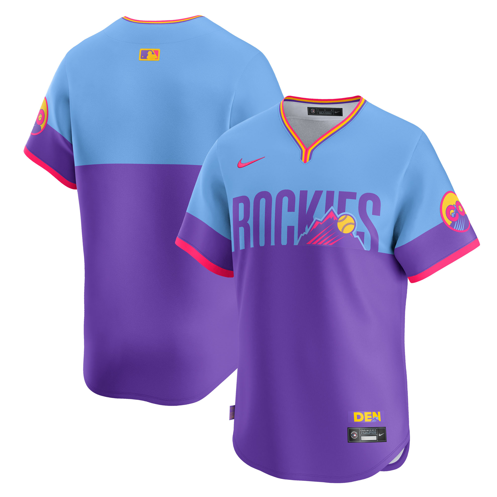 Colorado Rockies Nike MLB City Connect Limited Herrentrikot Image