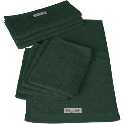 Handtuch Set ROSS "Sinfonie", grün (tanne), 8 tlg., Frottier, Frottier, Obermaterial: 100% Baumwolle, Handtuch-Sets, beinhaltet Gästetücher und Waschhandschuhe Image