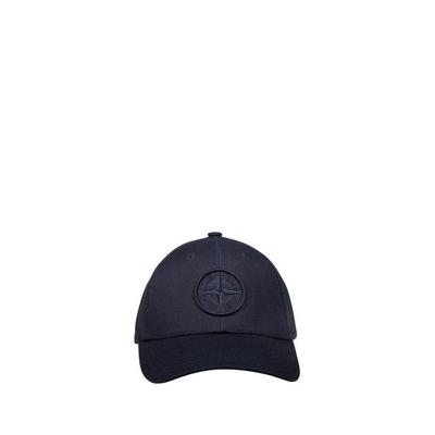 Logo Embroidered Baseball Cap - Blue - Stone Island Hats