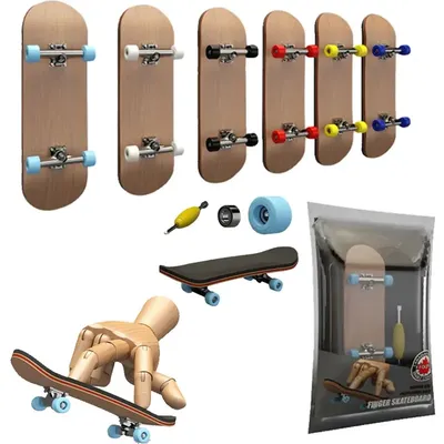 Professionelles Finger-Skateboard, fünflagiges Ahornholz, Lager, Legierungsrad,