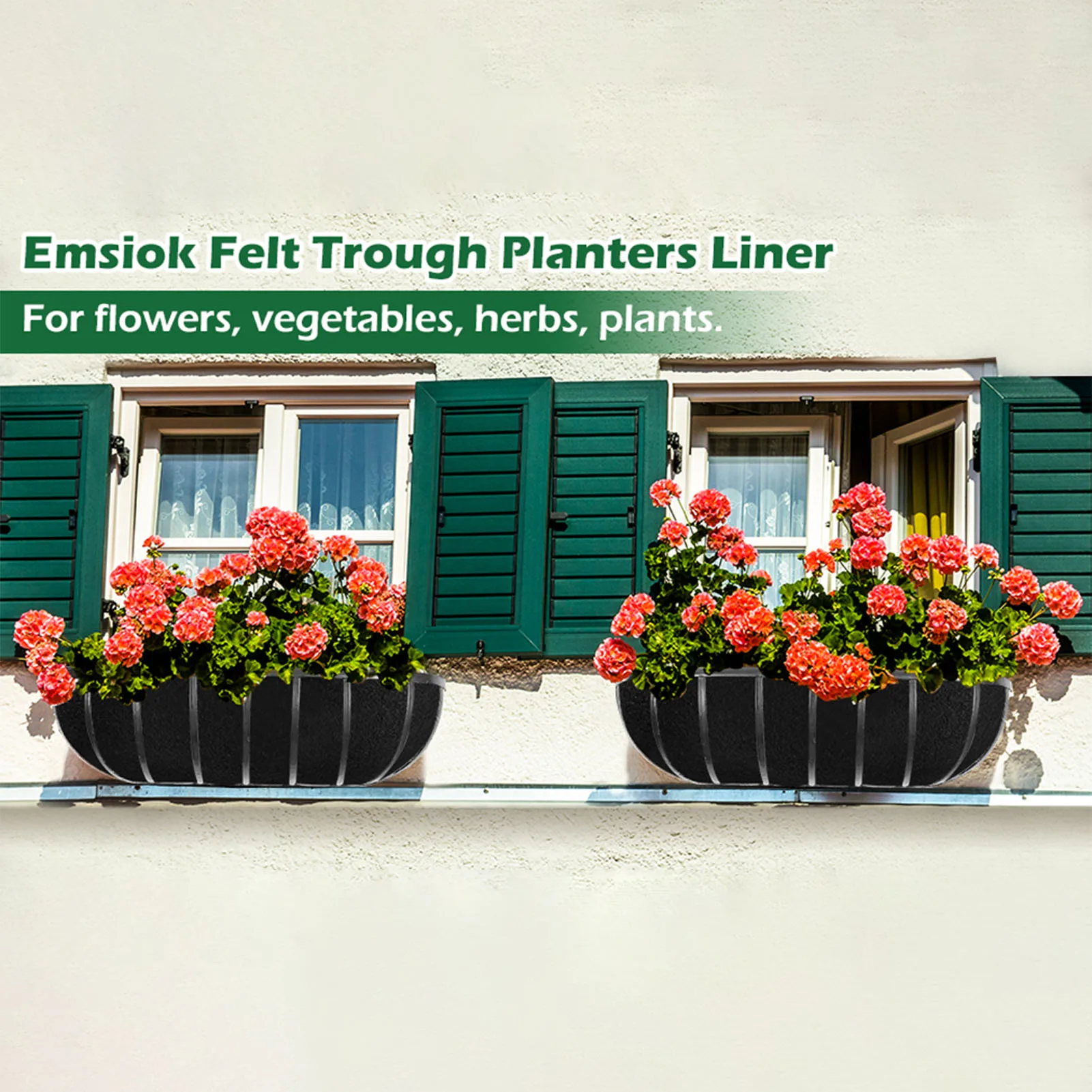 Hängende Pflanzer Korb Filz Liner Lock in Feuchtigkeit und halten den Boden feucht Liner für Home Apartment Büro Dekor