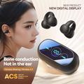 M59 Auricolare Vivavoce per Auto 耳夹 Bluetooth 5.3 Sport Design Ergonomico Stereo per Apple Samsung Huawei Xiaomi MI Yoga Fitness Allenamento in Palestra Cellulare