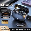 Auricolari Bluetooth TWS con clip, auricolari sportivi e per il tempo libero, auricolari wireless 5.3, auricolari impermeabili, auricolari sportivi stereo con riduzione del rumore.