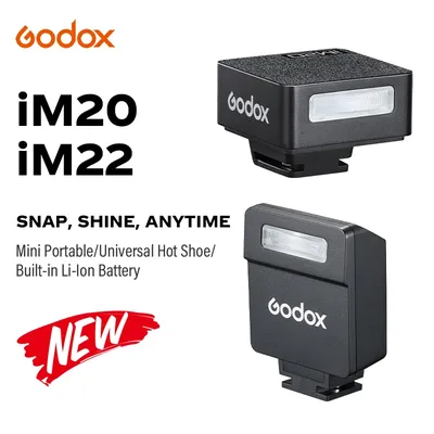 Godox iM20 iM22 Mini Camera Flitser voor Canon Fuji f1-230 Sony zv1 zve10 Ricoh gr3 Nikon Panasonic