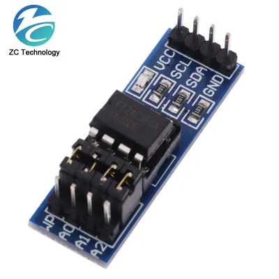 AT24C256 I2C IIC Interface Modul Memori EEPROM 8P Chip Indikator Power Supply Pull Up Resistor